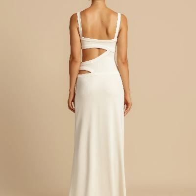 Arcina Ori Jetta Long Dress - White Size XS thumbnail 4