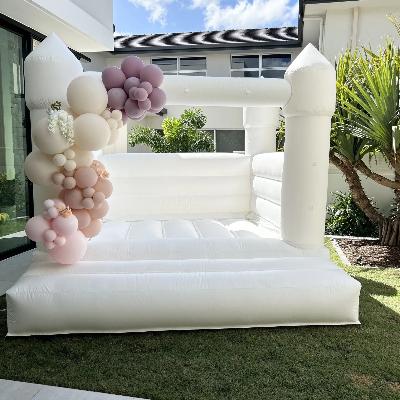 3 x 3 Toddler White Jumping Castle