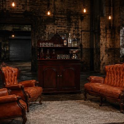 Vintage Drinks Bar Cabinet for Hire thumbnail 2