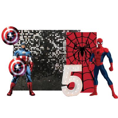 Backdrop - Spider-Man & Captain America Backdrop Package