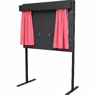 Unveiling Board BLACK (w/ Maroon Curtain on Stand)