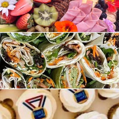 Let's Catch Up Package-Fruit and Savoury Platter with Cupcakes thumbnail 3