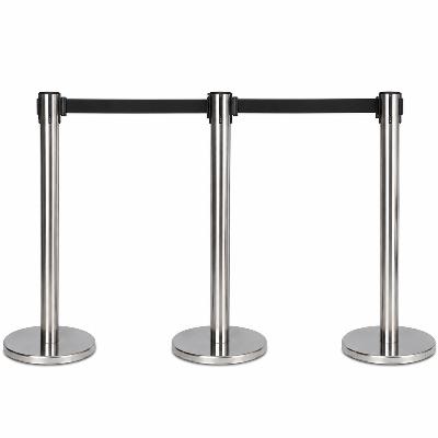 Tensa Barrier 2m Retractable Black Strap