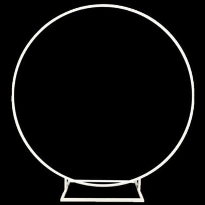 White Circle Frame Hire Do It Yourself (high quality)