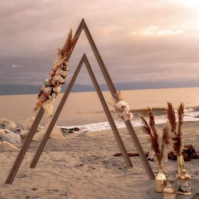 Wooden Double Triangle Arbour thumbnail 3