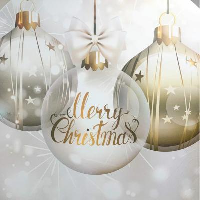 White Merry Christmas Round Backdrop Package thumbnail 2