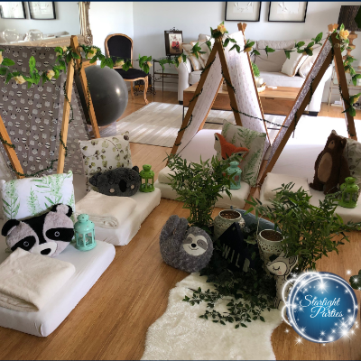 Indoor Teepee Slumber Party