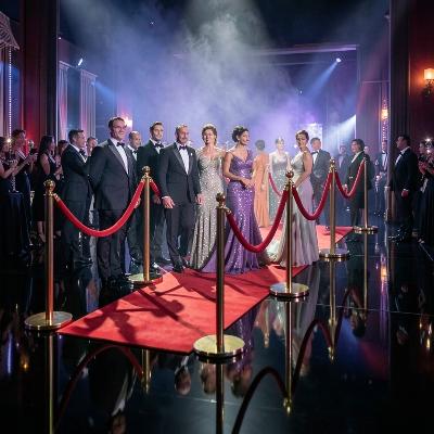 VIP Red Carpet Entrance With Gold Bollards thumbnail 4