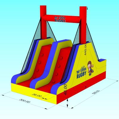 5m Climb n Slide Inflatable Obstacle thumbnail 2