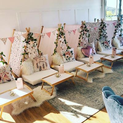 Teepee sleepover package x 6 (with setup)
