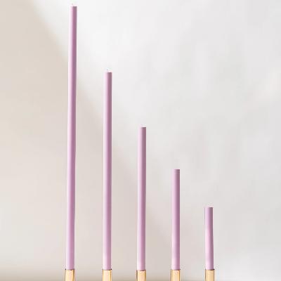 Wisteria Purple Cathedral Candles - 25cm - PAIR thumbnail 1