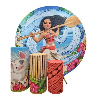 Backdrop - Moana Backdrop and x3 Plinths
