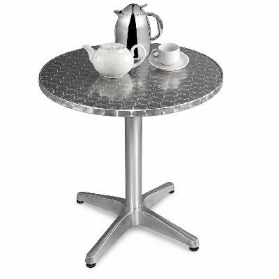 Table - Round 60cm Low Cafe Stainless