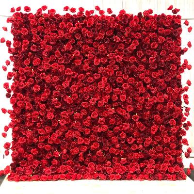 Red Rose Flower Wall Backdrop thumbnail 3