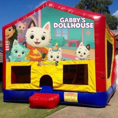 Gabby's Dollhouse Medium Banner Jumping Castle