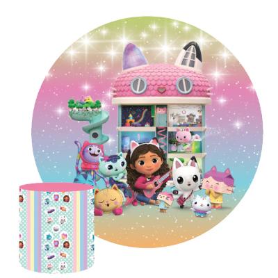 Gabby's Dollhouse Round Backdrop package thumbnail 1