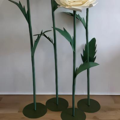 Marigold Large Freestanding Faux Flower - White thumbnail 3