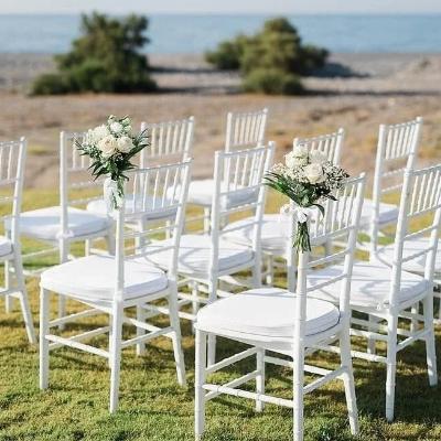 White Tiffany Chair thumbnail 2