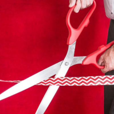 Giant Grand Opening Scissors