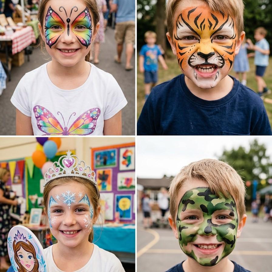Kids Face Painting Package (up to 10 kids)