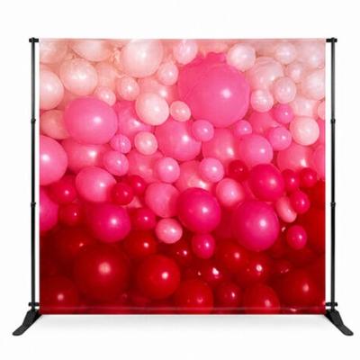 Backdrop 'Kate' Range Quality 2450x2450mm Pink Balloon Backdrop with Stand thumbnail 1