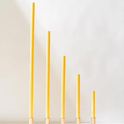 Lemon Yellow Cathedral Candles