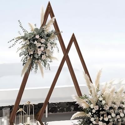 Wooden Double Triangle Arbour thumbnail 5