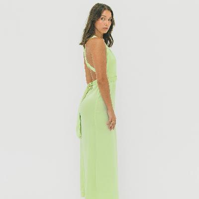 Amaia The Label Piper Dress - Melon Green Size XS thumbnail 4