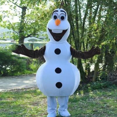 Olaf Snowman Inspired Frozen Mascot Costume Hire - Kids Party
