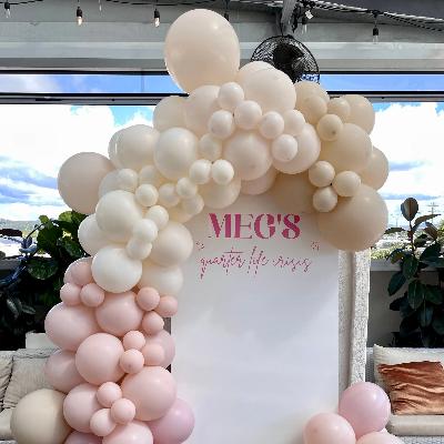 Balloon Garland & Arch Backdrop Package - Organic thumbnail 2