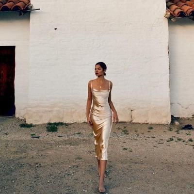 Rat & Boa Sofia Dress - Gold Size XXS thumbnail 3