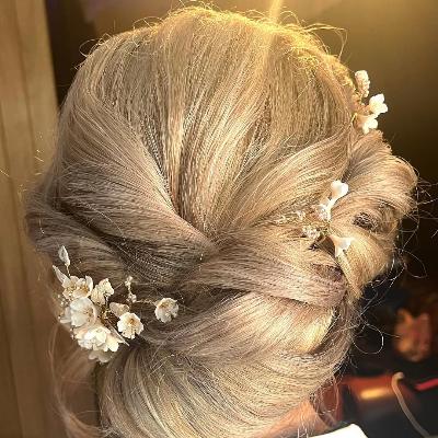 Bridal Hair Up Style (Without Trial) thumbnail 4