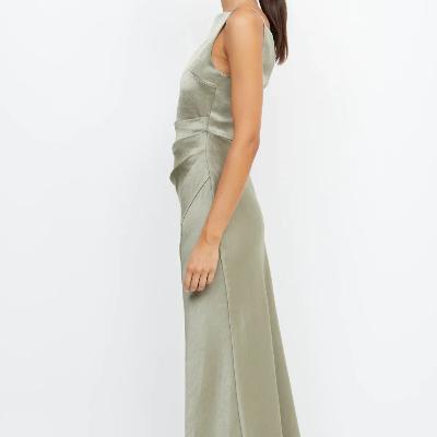 Bec & Bridge The Dreamer Maxi Dress In Sage - Size 6 thumbnail 3