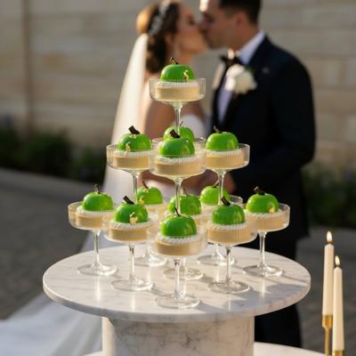 Emerald Apple Shape Entremet – Individual Luxury Dessert thumbnail 1