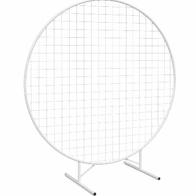 Backdrop -White 1.5 meters Mesh Circle backdrop Stand