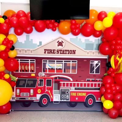 Fire Station Rectangle Backdrop Package thumbnail 2
