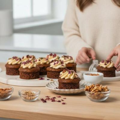 Vegan Carrot Cake Cupcakes thumbnail 2