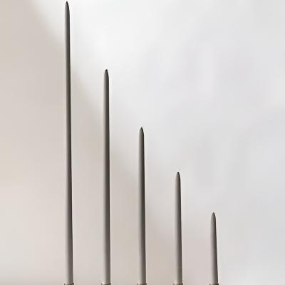 Dove Grey Taper Candles thumbnail 1