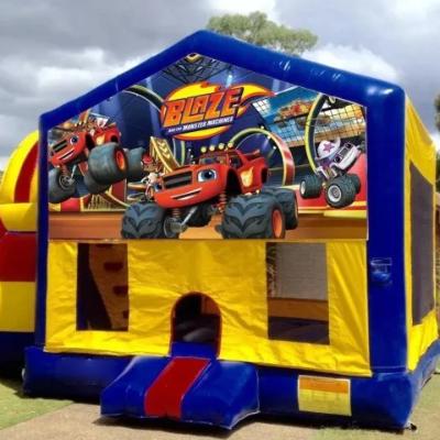 Blaze & The Monster Machines Large Banner Jumping Castle