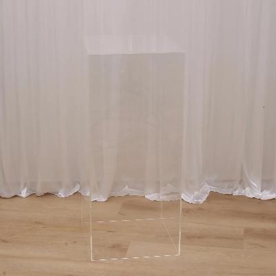 Odette Plinth Clear - 80cm High