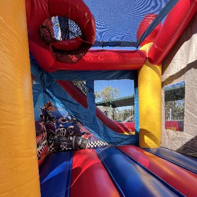 Racing Fun Large Slide Jumping Castle thumbnail 5