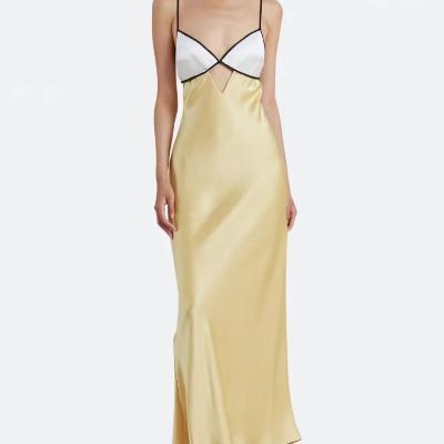 Bec And Bridge Nadia Bustier Maxi Straw/Ivory Size 6
