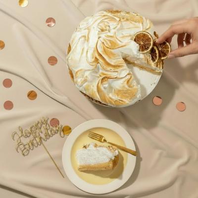 Large Golden Lemon Meringue Tart | Premium Event Dessert thumbnail 2