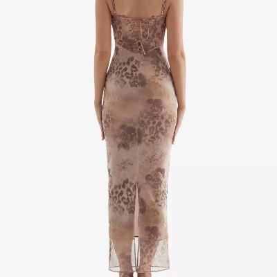 House of CB Aiza Cream Floral Print Maxi Dress - Size 8/S thumbnail 3