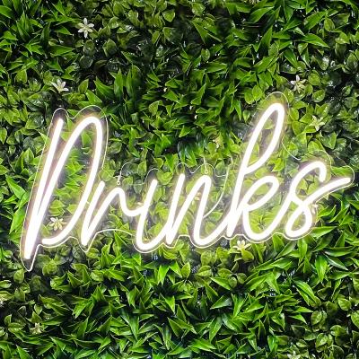Drinks neon sign