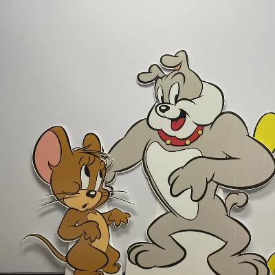 Spyke and Jerry Standee package
