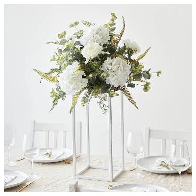 White Flower Stand / Flower Plinth