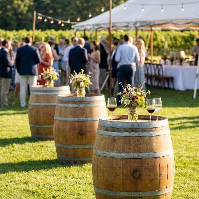 Authentic Oak Wine Barrel thumbnail 3