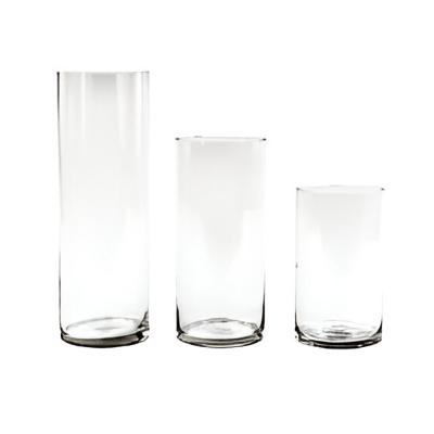 Glass Cylinder Candle Holder