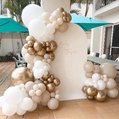 Wooden Backdrop and Balloon Garland (1.5 meter) thumbnail 1